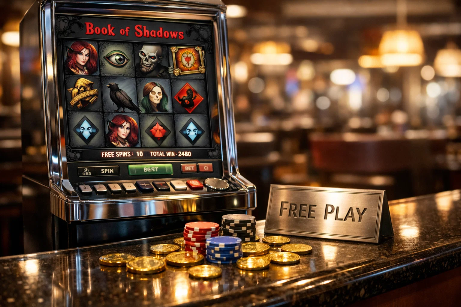 Book of shadows slot machine 5x5 reels